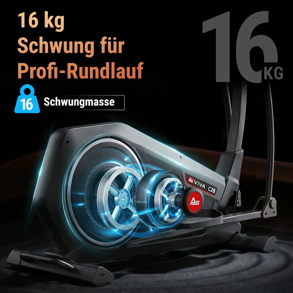 AsVIVA C28 Runner 16 kg Schwungmasse