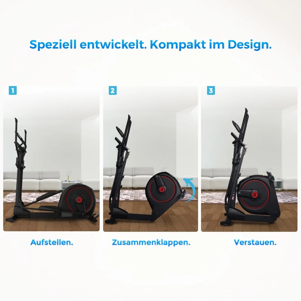 AsVIVA Crosstrainer C29 Pro Klappsystem