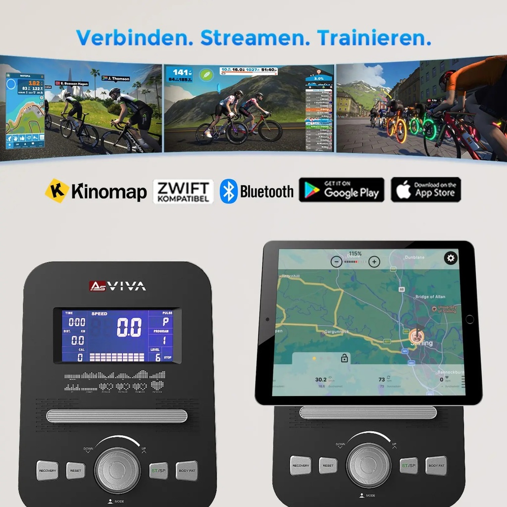 AsVIVA C29 Pro Trainingskonsole mit Bluetooth