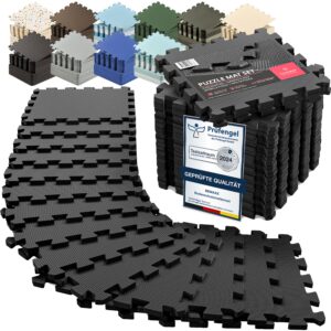 beMaxx Fitness Puzzle Bodenschutzmatte Set 18 Teile mit Randstücken