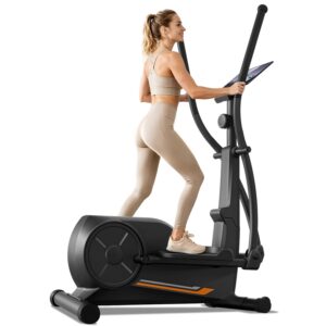 Cowmew 3-in-1 Crosstrainer und Liegebike mit 16 Widerstandsstufen und 8 kg Schwungrad
