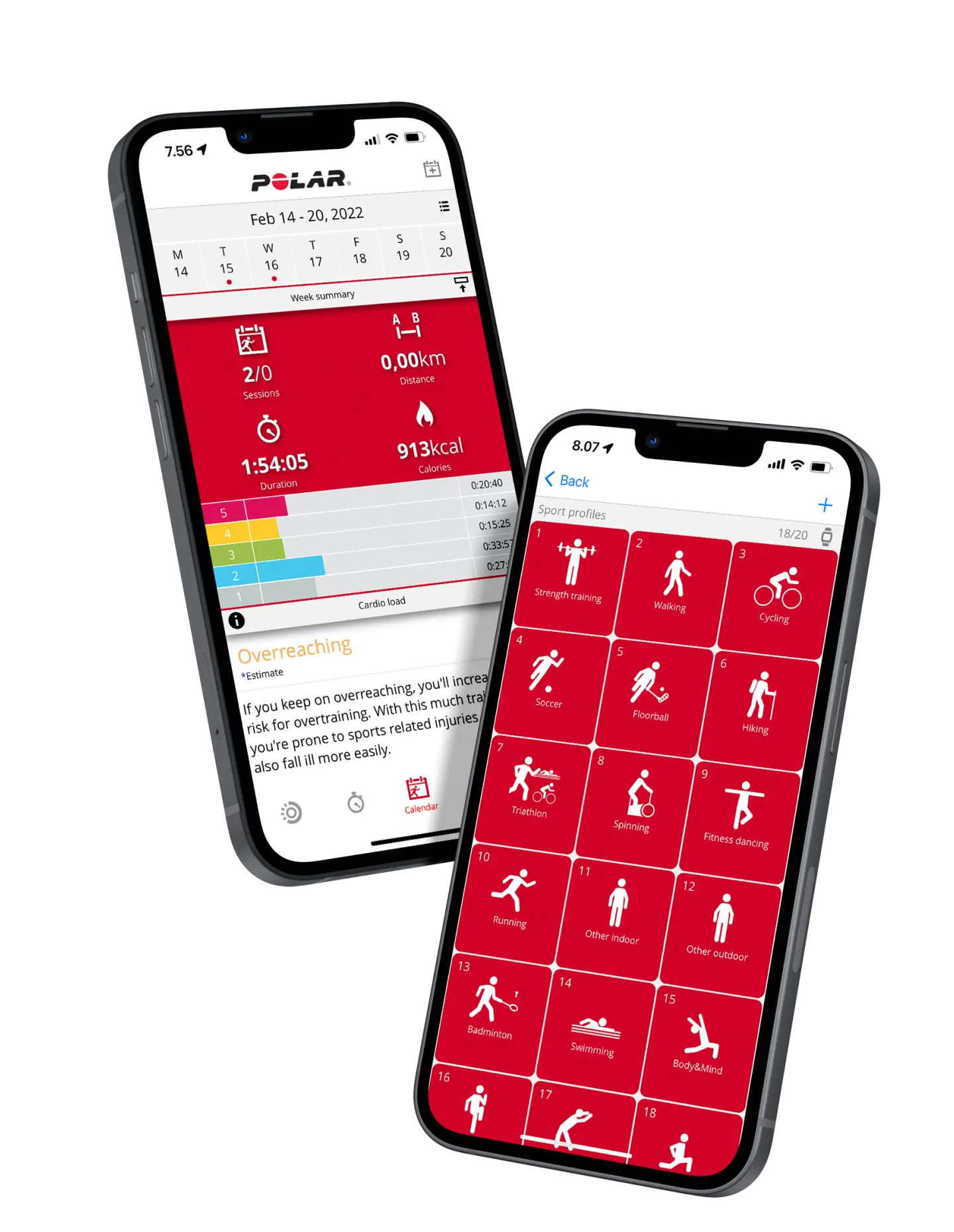 Polar H10 kabellose Verbindung zu Crosstrainer, Sportuhr und Fitness-Apps