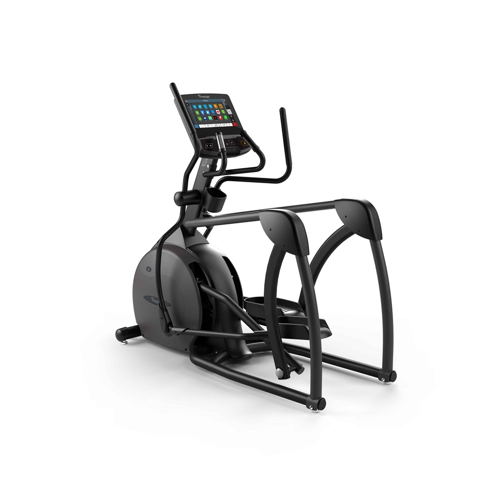 Vision Fitness S60 kantenfreier Suspension-Antrieb und gummierte Komfortpedale